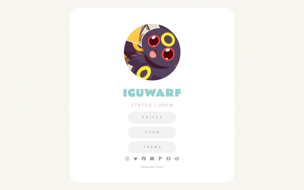 Carrd profile picture for @igu